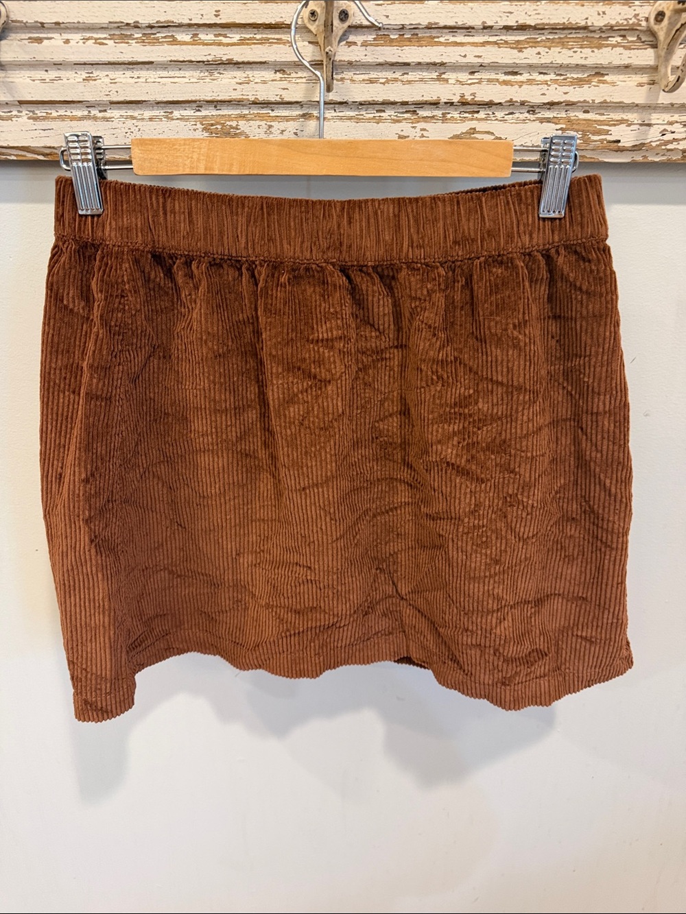 American Eagle NWT Brown Corduroy Mini Skirt Size Medium